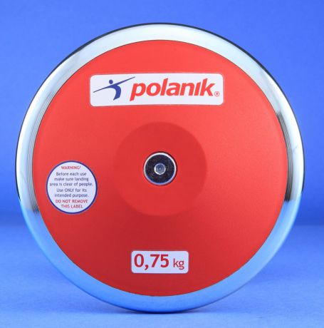 Диск тренировочный, пластиковый 1,75 кг Polanik TPD11-1,75