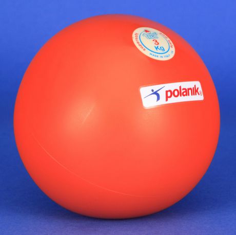 Ядро TRIAL, супер-мягкая резина, для тренировок на улице и в помещениях, 3 кг Polanik VDL30