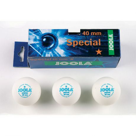 Мячи для настольного тенниса Joola Spezial 44020, 3 штуки, белый
