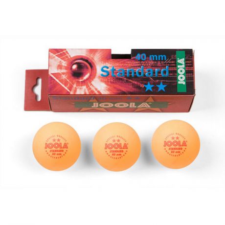 Мячи для настольного тенниса Joola Standard 44055, 3 штуки, оранжевый