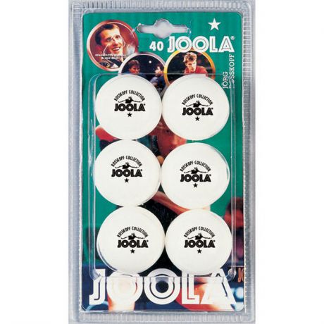 Мячи для настольного тенниса Joola Rossi 44310, 6 штук, белый
