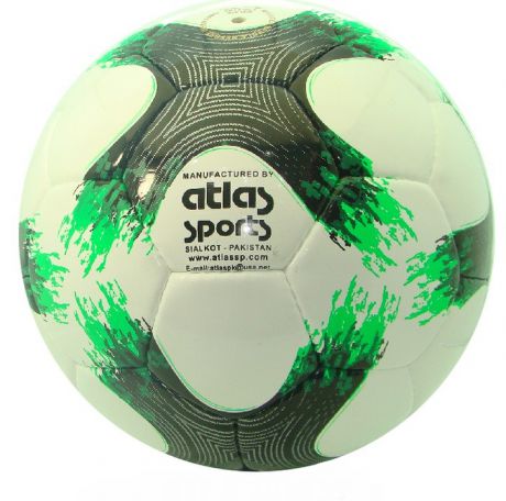 Мяч футбольный Atlas Bravo р.5 зеленый-белый