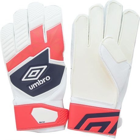 Перчатки вратарские Umbro Neo Club Glove 20888U-FNC Бело-розовый