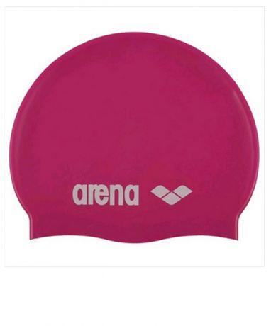 Шапочка для плавания Arena Classic Silicone Cap (91662 91) силикон, fuchsia/white