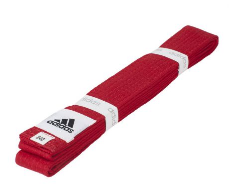 Пояс для единоборств Adidas Club 300см adiB220 красный