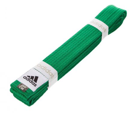 Пояс для единоборств Adidas Club 300см adiB220 зеленый