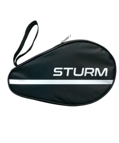Чехол для ракетки для настольного тенниса Sturm CS-01, для одной ракетки, черный