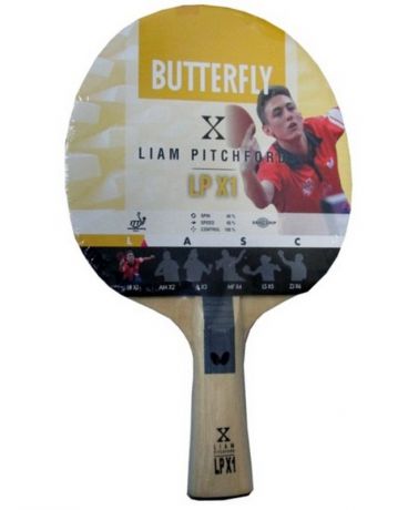 Ракетка для настольного тенниса Butterfly Liam Pitchford LPX1 85080S