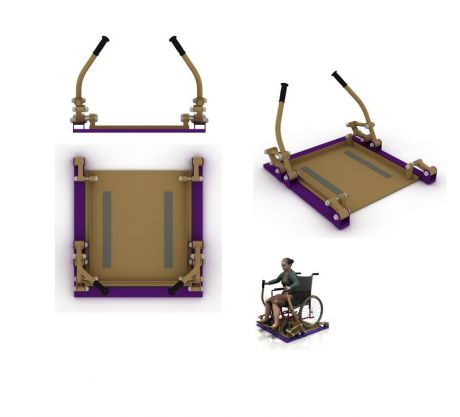 Тренажер для инвалидов-колясочников Тяга к себе Hercules УТМ-002