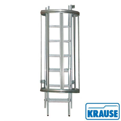 Стационарная лестница для технических установок Krause STABILO сталь, 1400 см, с переходами 836632