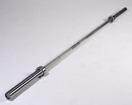 Гриф олимпийский, нагрузка до 679 кг, хромированный Iron king CR 100
