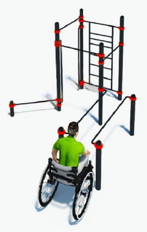 Комплекс для инвалидов-колясочников Victory W-7.05 Hercules 5198
