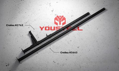 Стойка YouSteel 60х80мм, высота 3665мм с нумерацией