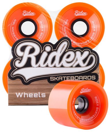 Комплект колес для лонгборда Ridex SB, 78А, 69x55мм, оранжевый, 4 шт.