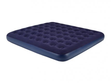 Кровать надувная Relax Flocked Air Bed Queen 20256-1 синяя