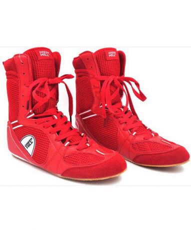 Обувь для бокса Green Hill PS005 высокая, красный (37-46)