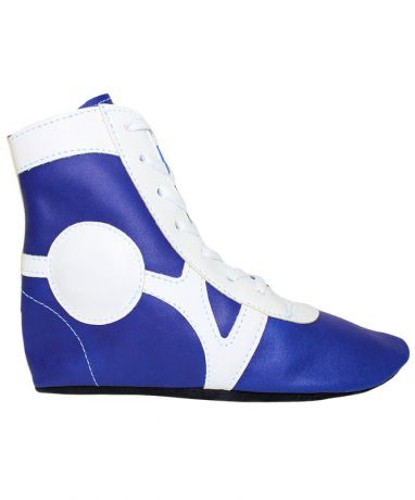 Обувь для самбо Rusco SM-0102 кожа синий