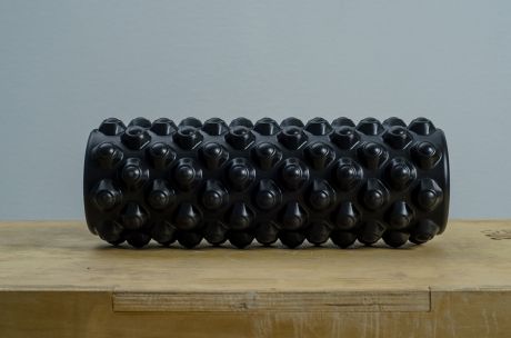 Роллер массажный YouSteel Grid Foam Roller, 360х140мм, черный