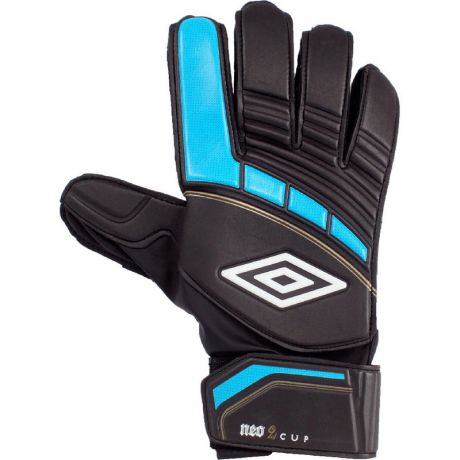 Перчатки вратарские Umbro Neo Cup Glove 20377U DAU черно-синий-золотой
