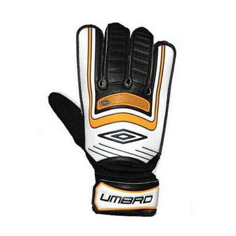 Перчатки вратарские Umbro Catcher Glove 503041-0V6 бело-черно-оранжевый