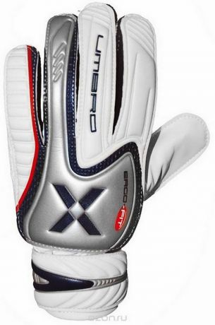 Перчатки вратарские Umbro Xai V Premier Glove 502440 J39 бело-серебристо-синий