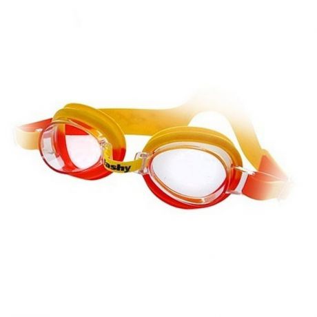 Очки для плавания Fashy TOP Jr, 4105-03 прозрачные линзы, желто-оранжевая оправа