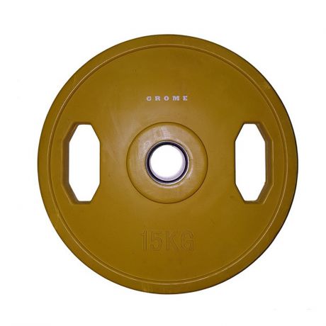 Диск олимпийский d51мм Grome Fitness WP078-15 желтый