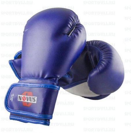 Перчатки боксерские Novus LTB-16301, 10 унций S/M, синие
