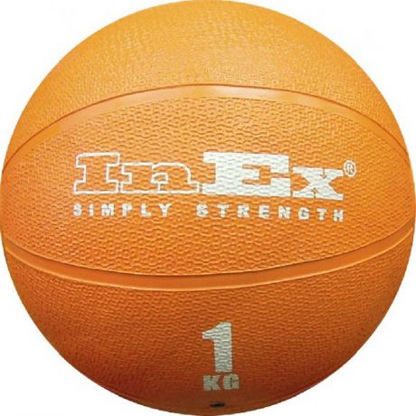 Мяч набивной 1 кг Inex Medicine Ball IN/RMB-1 оранжевый