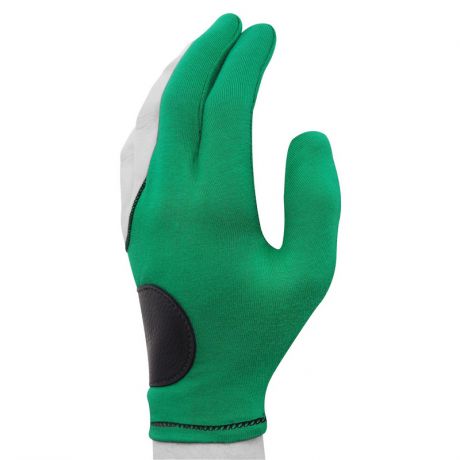Перчатка Joe Porper's зеленая с кожаной вставкой безразмерная