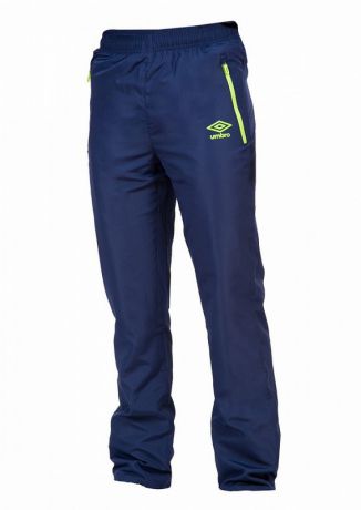 Брюки спортивные Umbro Custom Woven Pants в/в защитные 550117 (094) т.син/зел.