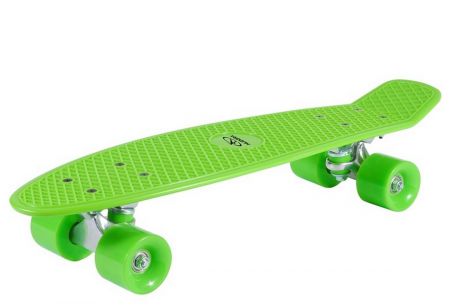 Скейтборд Hudora Skateboard Retro Lemon green