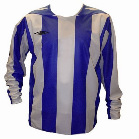 Игровая футболка с длинным рукавом Umbro Line Jersey L/S U91006-098 (бел/син)