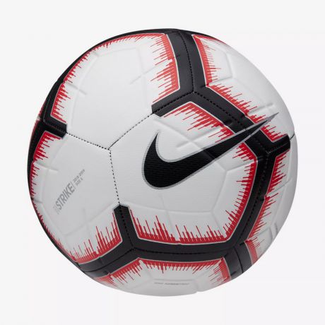 Мяч футбольный Nike Strike SC3310-100 (р.5) бел/крас/-черн.
