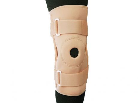 Бандаж на коленный сустав фиксирующий с шарниром, с ребрами жесткости и отверстием Titan Deutschland GmbH BGRO C1KN-301