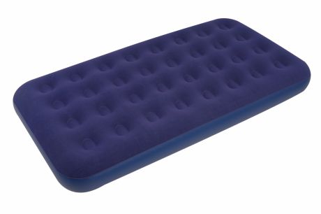 Кровать Relax Flocked Air Bed Twin синий 20334