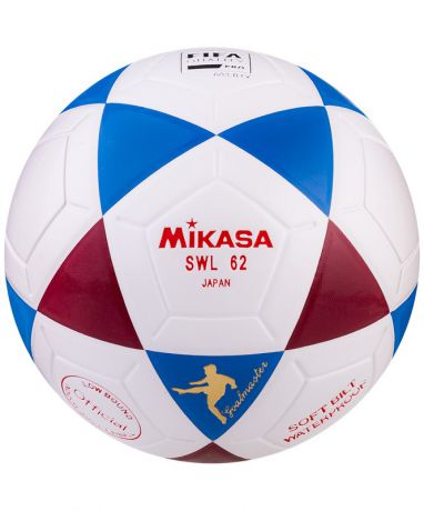 Мяч футзальный Mikasa SWL 62 BR №4 FIFA тренировочный, бел/крас/гол.