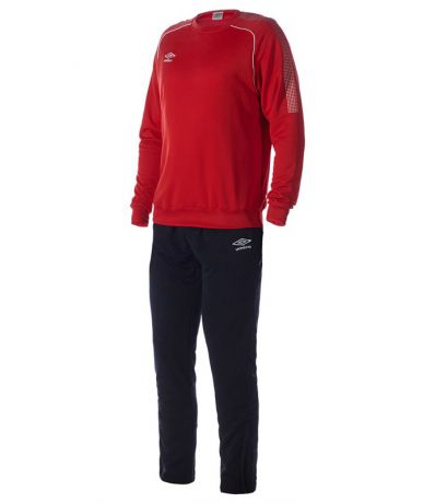 Костюм спортивный Umbro Prodigy Team Cotton Suit мужской 350215 (261) красн/чер/бел.