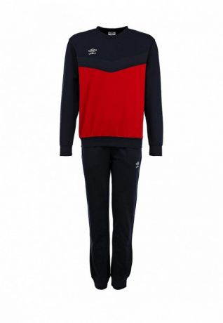 Костюм спортивный Umbro Unity Cotton Suit мужской 353015 (261) красн/чер/бел.