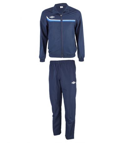 Костюм спортивный Umbro Lined Suit мужской 460113 (971) т.син/син/бел.