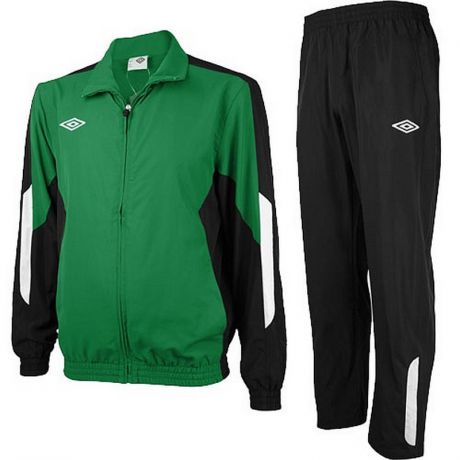 Костюм спортивный Umbro Woven Suit парадный 465013 (461) зел/чёр/бел.