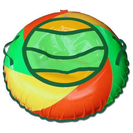 Тюбинг Belon Тент-спираль, 70 см, СВ-002-С1 зеленый-оранжевый-желтый