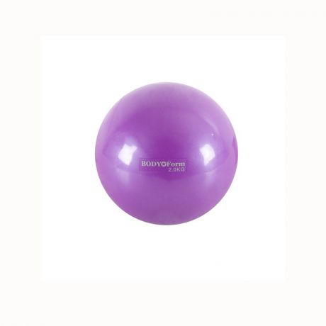 Мяч для пилатеса Body Form BF-TB01 2,0 кг D=13 см фиолетовый