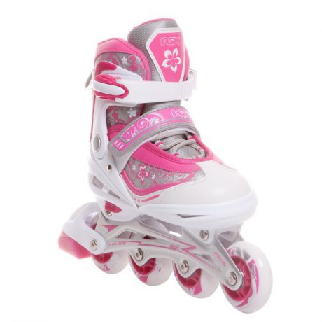 Раздвижные роликовые коньки RGX Gloss pink