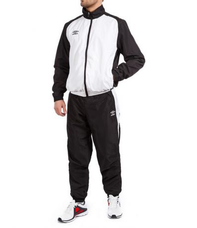 Костюм спортивный Umbro Uniform II Lined Suit мужской 463014 (166) бел/чер.