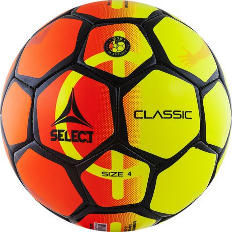 Мяч футбольный Select Classic (р.5) любительский, 32 панели, жел/оранж/черн.