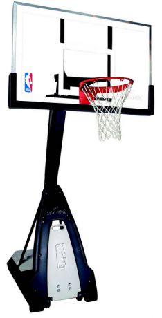 Баскетбольная стойка мобильная, стекло Spalding NBA The Beast Portable 60 quot; 74560CN