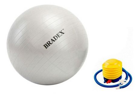 Мяч для фитнеса Bradex Фитбол-65 с насосом SF 0186 d=65 cм