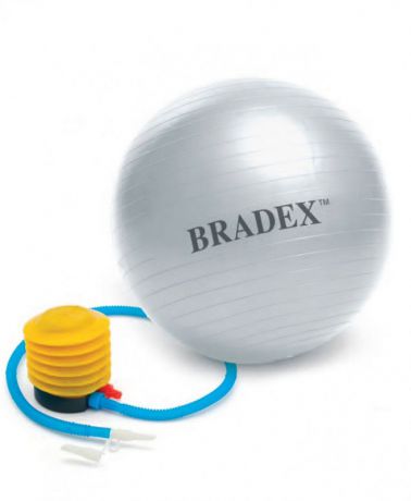 Мяч для фитнеса Bradex Фитбол-55 с насосом SF 0241