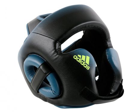 Шлем боксерский Adidas Speed Head Guard черно-синий adiBHGM01